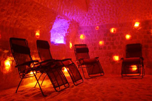 Solné jeskyně v Třeboni nedaleko penzionu Třeboňsko Říše